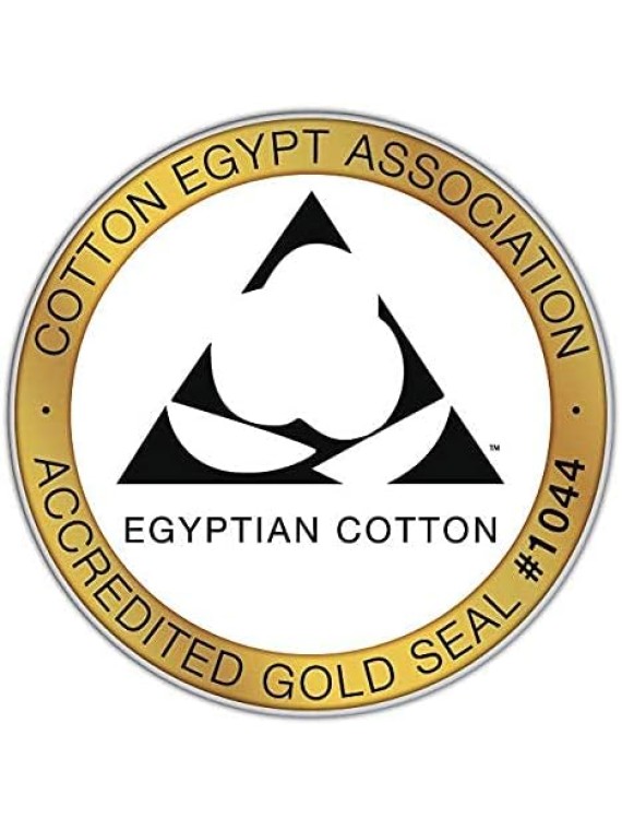 Luxury 100% CEA Certified Egyptian Cotton Sheet Bed Set | Extra-Long Staple | Cool, Breathable, Ultra Comfort | Double Hem-Stitched | Flat, Fitted, and 1 Pillowcase (Tan, Twin)