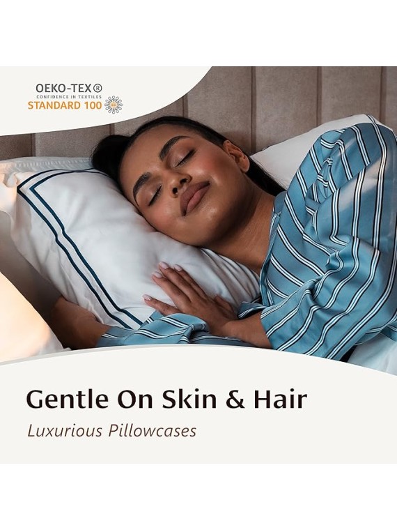 Luxury 100% Viscose Derived from Bamboo Sheets King Size - Organic, Super Soft King Fibre Sheets Set - Top and Fitted Sheet, 2 Pillowcases - King Size Cooling Sheets for Hot Sleepers