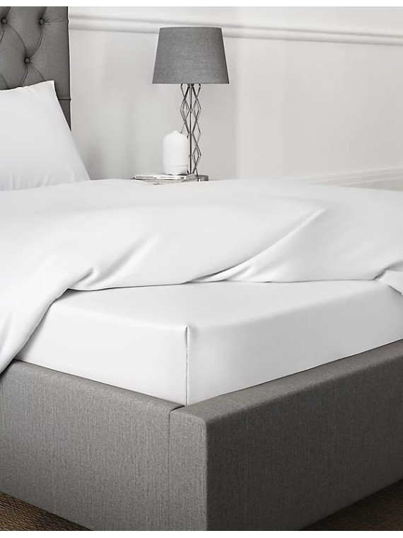 Egyptian Cotton Sateen 400 Thread Count Flat Sheet