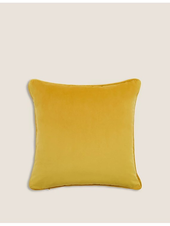 Pure Cotton Geometric Textured Cushion
