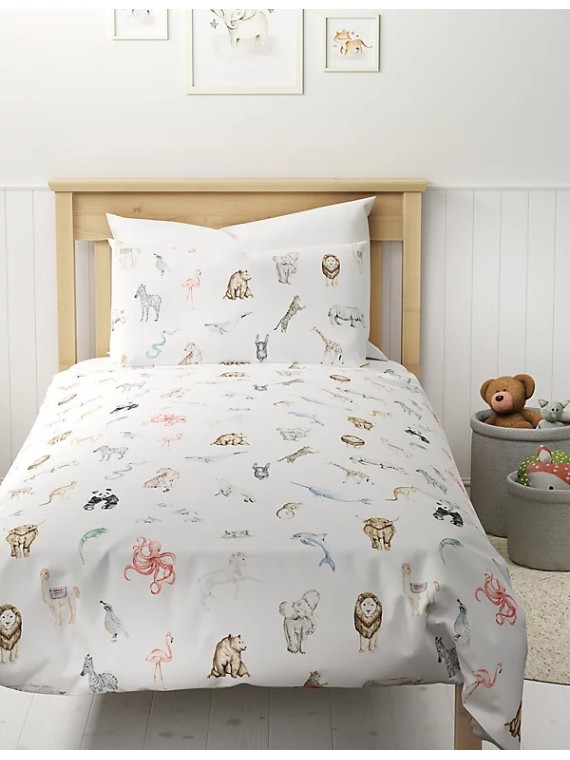 2pk Pure Cotton 300 Thread Count Pillowcases