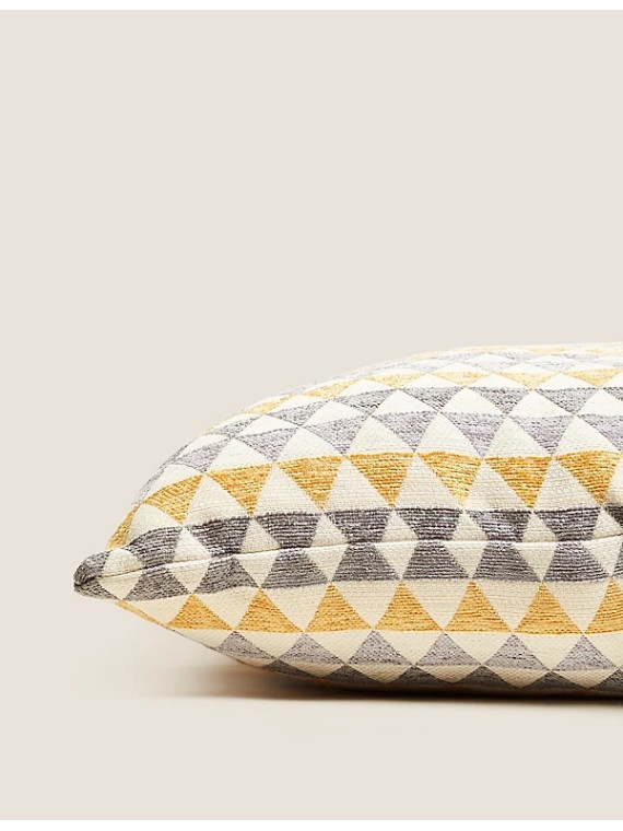 Velvet Bee Embroidered Cushion