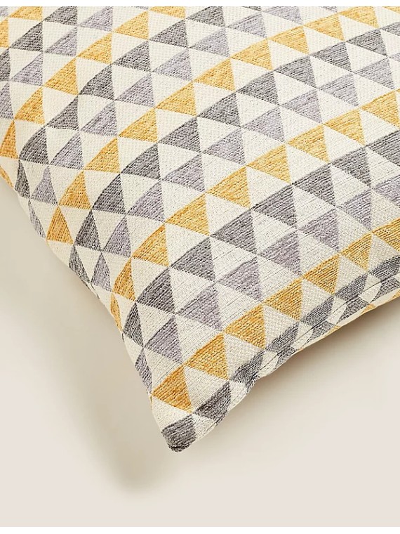 Velvet Bee Embroidered Cushion