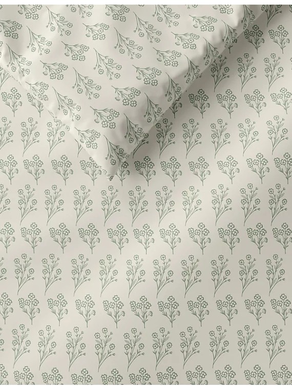 Pure Cotton Floral Embroidered Bedding Set