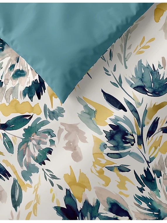 Cotton Rich Narrow Striped Bedding Set