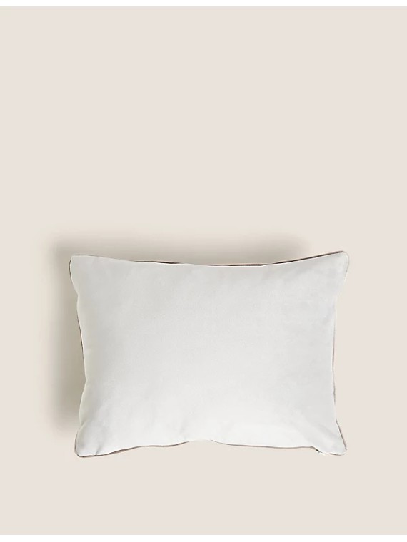 Pure Cotton Floral Tassled Cushion