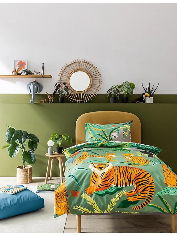 Jungle Pure Cotton Bedding Set