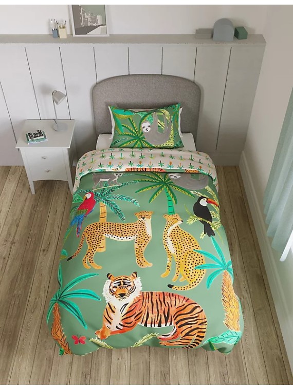 Jungle Pure Cotton Bedding Set