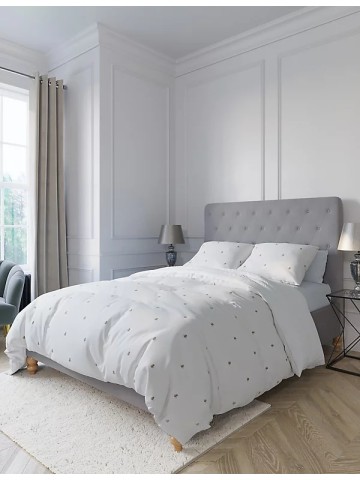 Cotton Blend Geometric Bedding Set