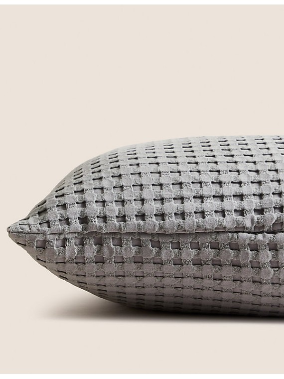 Velvet Piped Bolster Cushion