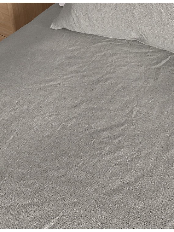 Pure Brushed Cotton Check Bedding Set