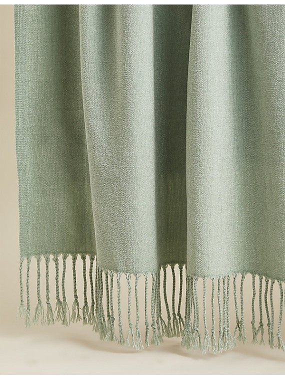 Pure Cotton Large Waffle Throw