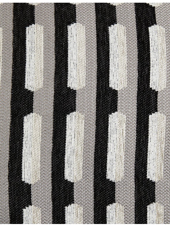 Pure Cotton Tufted Tassel Stripe Cushion