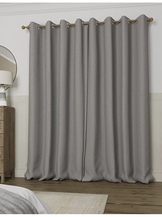 Anti Allergy Eyelet Blackout Temperature Smart Curtains
