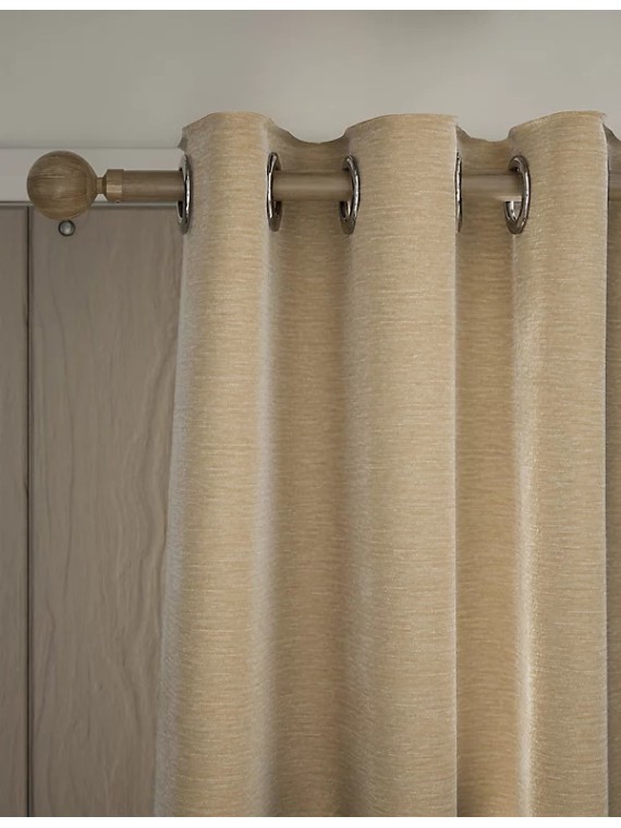 Chenille Eyelet Curtains