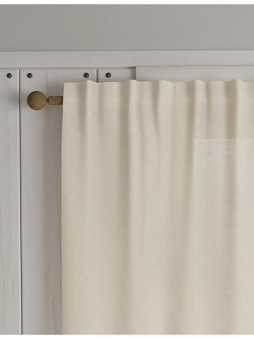 Sheer Linen Look Multiway Curtains