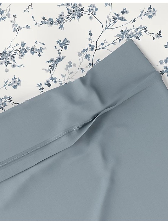 Pure Cotton Sateen Trailing Cherry Blossom Bedding Set