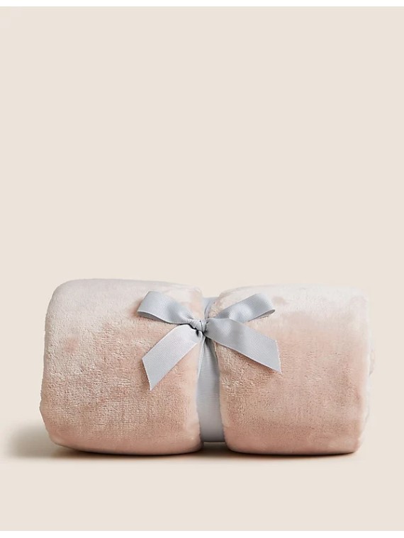 Chenille Plain Throw