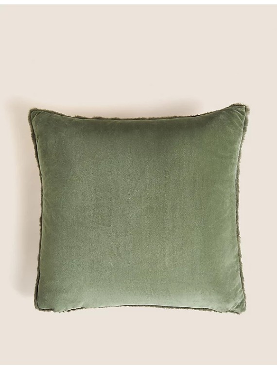 Pure Cotton Watercolour Floral Cushion