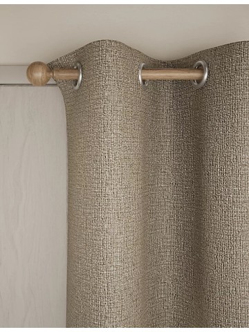 Heavyweight Woven Eyelet Blackout Curtains