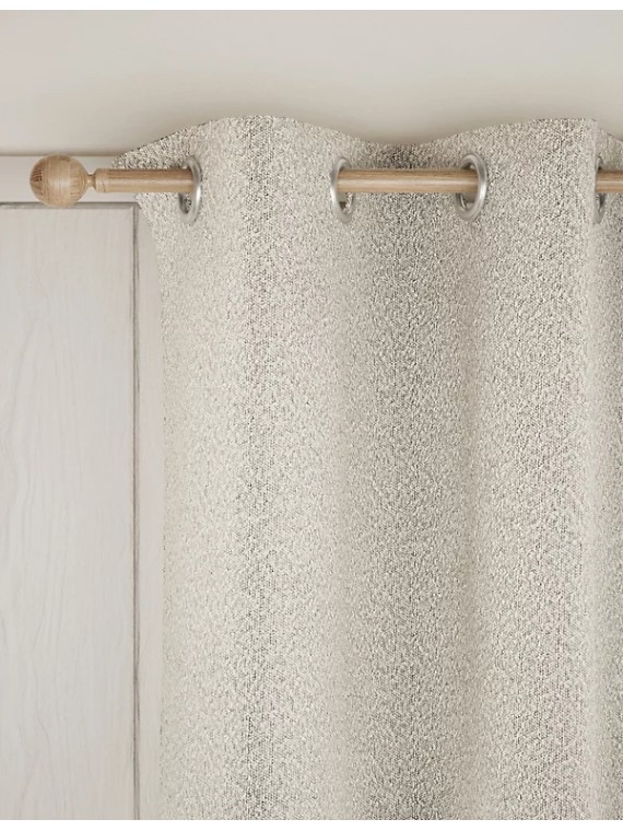 Heavyweight Boucle Eyelet Curtains