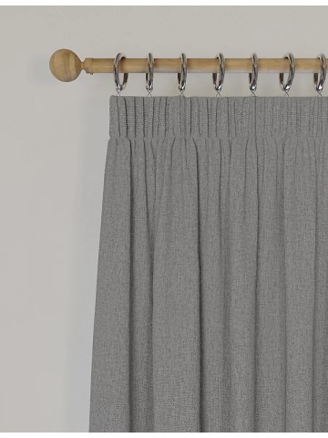 Brushed Pencil Pleat Blackout Ultra Temperature Smart Curtains