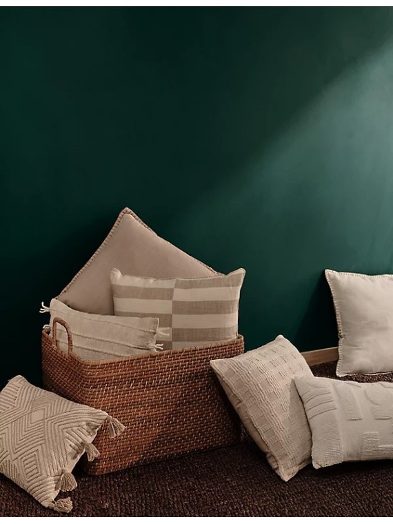 Pure Cotton Bolster Cushion