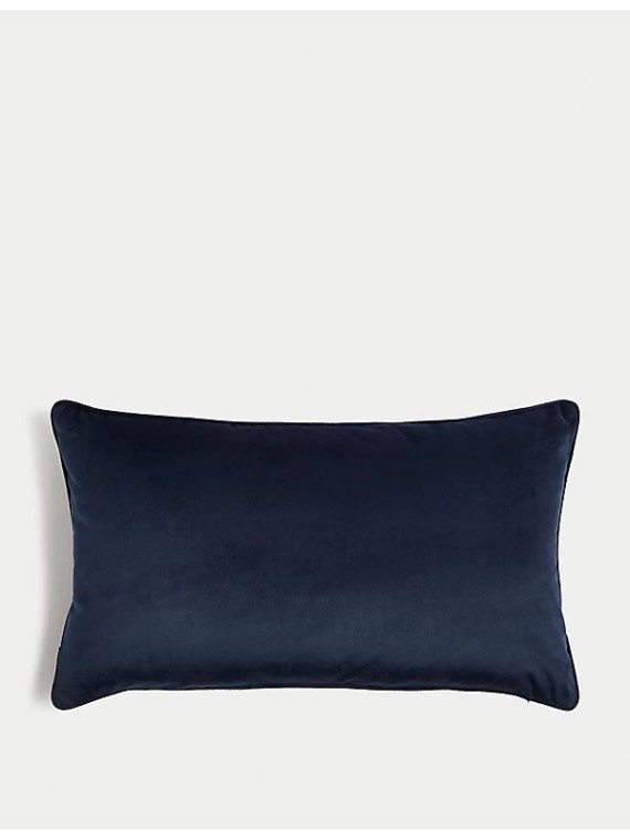 Pure Cotton Trailing Cherry Blossom Bolster Cushion