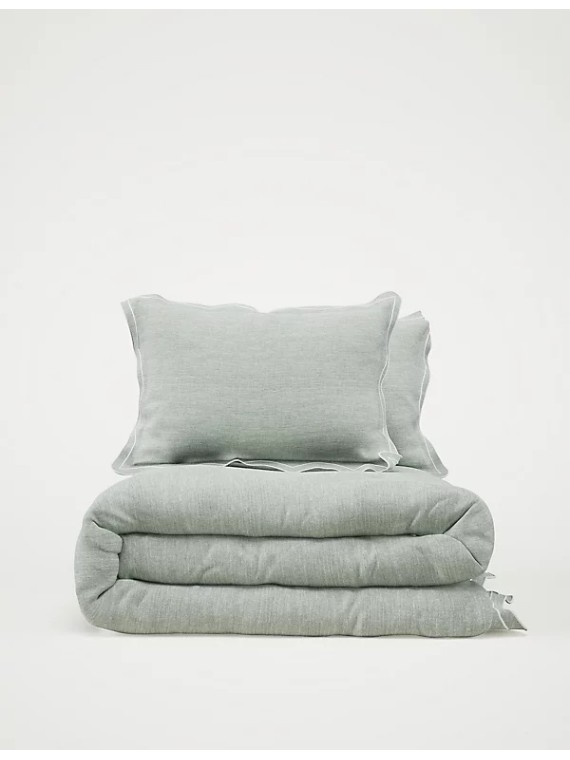 Pure Cotton Embroidered Scalloped Edge Bedding Set