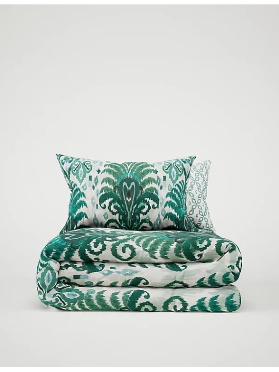Comfortably Cool Lyocell Rich Ikat Bedding Set