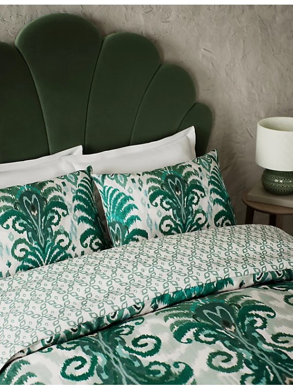 Comfortably Cool Lyocell Rich Ikat Bedding Set