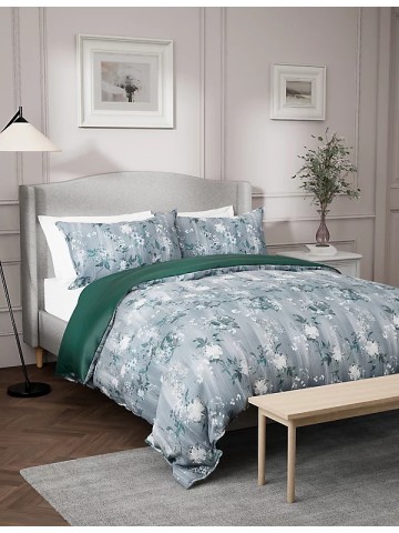 Pure Cotton Sateen Floral Bedding Set