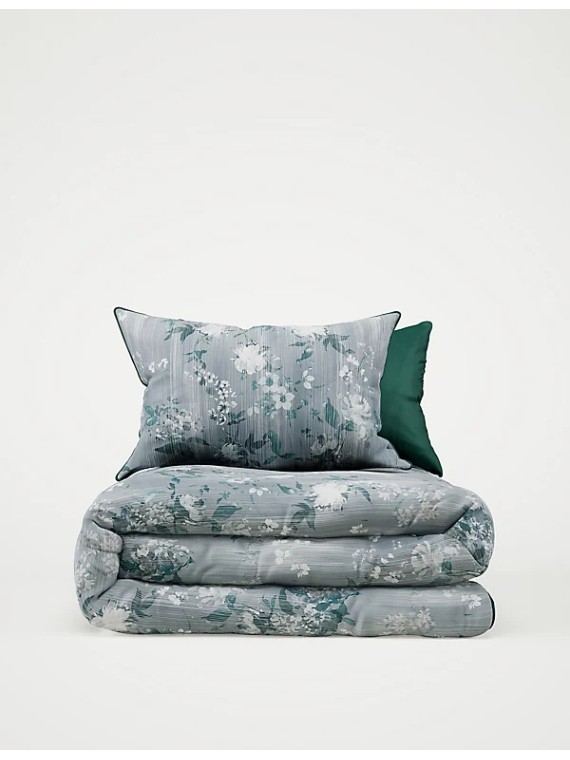 Pure Cotton Sateen Floral Bedding Set