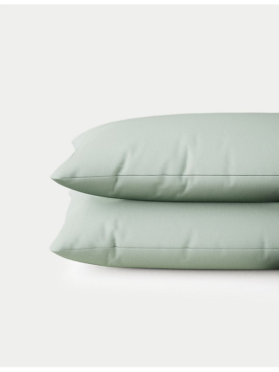 2pk Cotton Rich Pillowcases