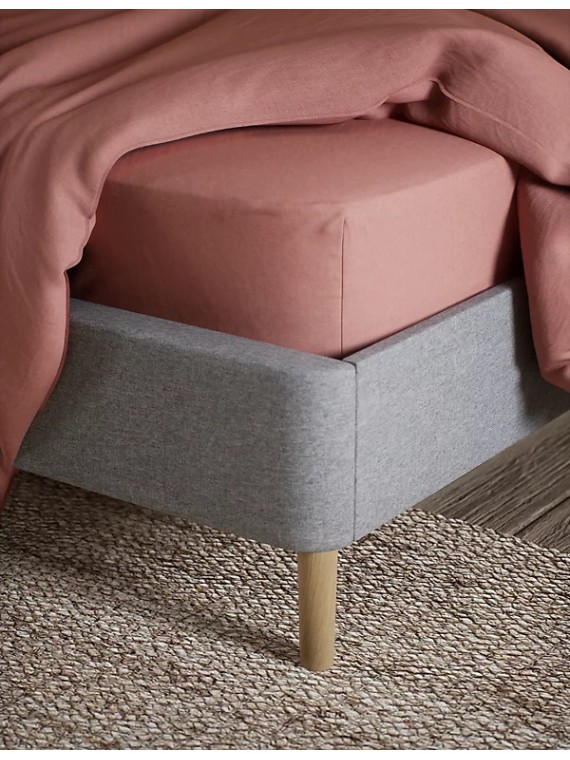 Pure Linen Extra Deep Fitted Sheet