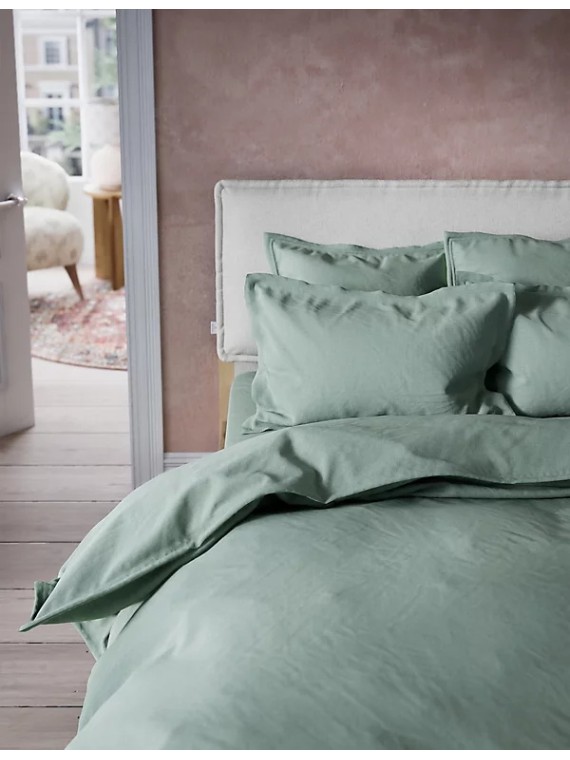 Washed Cotton Extra Deep Fitted Sheet