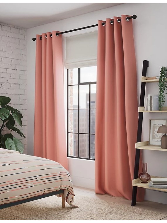 Pure Cotton Eyelet Curtains