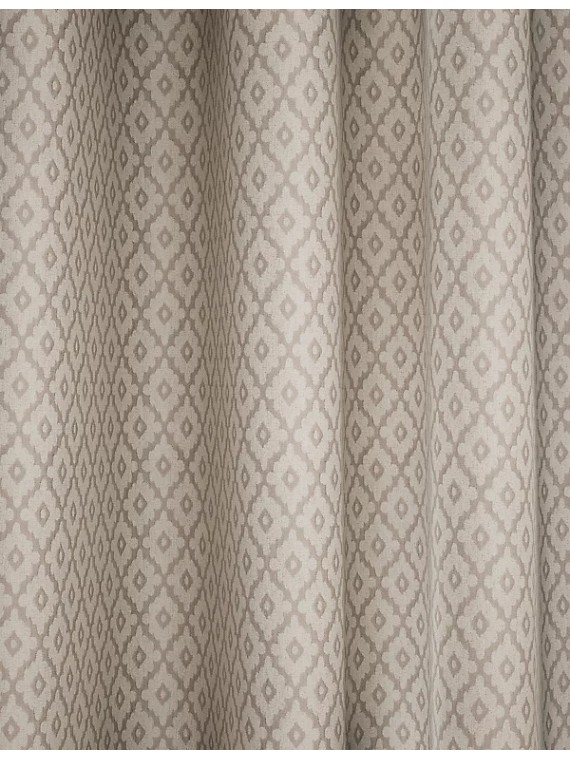 Diamond Geometric Eyelet Curtains