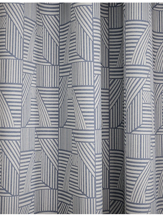 Jacquard Striped Eyelet Curtains
