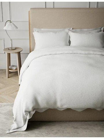 Pure Cotton Trellis Matelassé Bedding Set