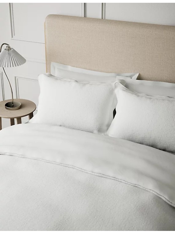 Pure Cotton Trellis Matelassé Bedding Set