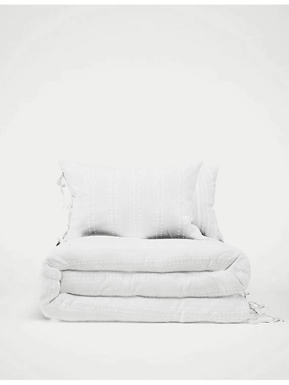 Pure Cotton Striped Bedding Set