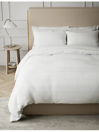 Pure Cotton Waffle Matelassé Bedding Set