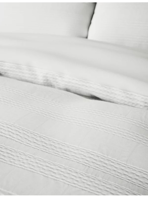 Pure Cotton Waffle Matelassé Bedding Set